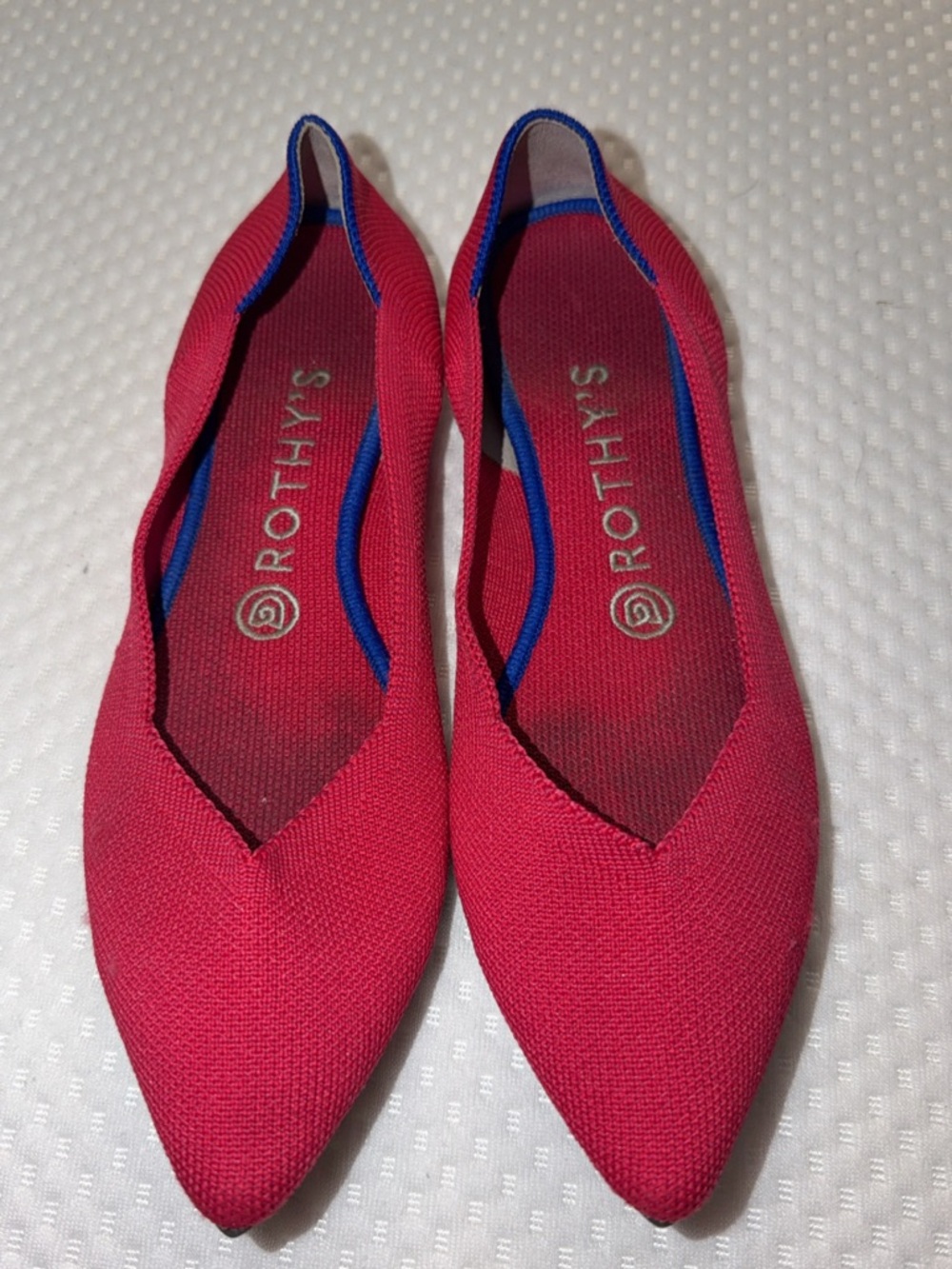 Rothy's Women's Pointed Flats in Pink
